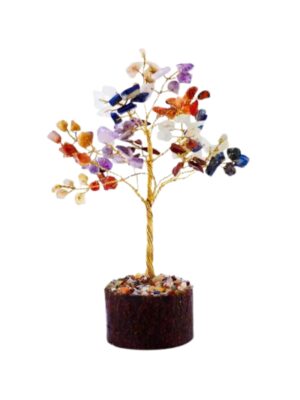 Seven Chakras Crystal Tree