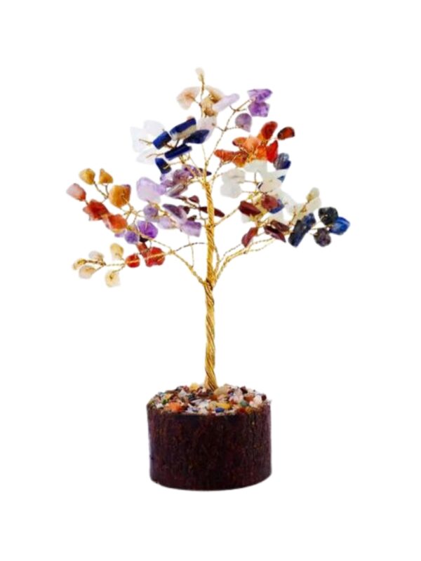 Seven Chakras Crystal Tree